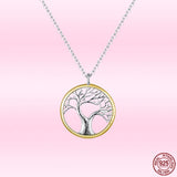 925 Sterling Silver Tree of Life Pendant Necklace