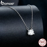 D VVS1 EX Moissanite Necklace for Women 925 Sterling Silver Diamond Pendant