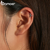 Bamoer 925 Sterling Silver Dragonfly Ear Cuff Ear Clip Style Jewelry Set