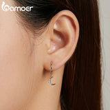 Golden Star&Moon Earrings 925 Silver Gold-Plated Party Jewelry