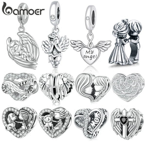 925 Silver Angel Baby Pendant for Women Bracelet Necklace DIY
