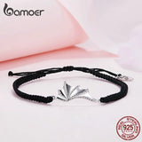 925 Silver Angel Demon Lovers Bracelet Anniversary Gift BSB105