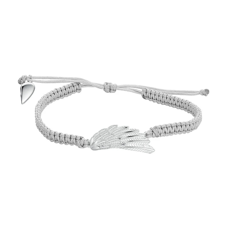 925 Silver Angel Demon Lovers Bracelet Anniversary Gift BSB105