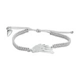 925 Silver Angel Demon Lovers Bracelet Anniversary Gift BSB105