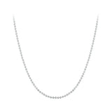 925 Sterling Silver Chain Necklace Collection Box Bead Link for Women