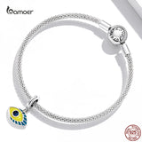 925 Sterling Silver Demon Eye Pendant Charms Bracelet Necklace Bangle