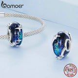 925 Silver Starry Glass Bead Space Galaxy Charm BSC682