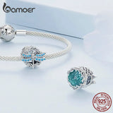 925 Silver Dragonfly Charms for Women Bracelet Bangle