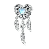 925 Silver Christmas Charm Pendant Snowflake Butterfly Crown