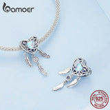 925 Silver Christmas Charm Pendant Snowflake Butterfly Crown