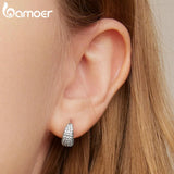 925 Silver Classic Ear Buckles for Women Wedding Earrings