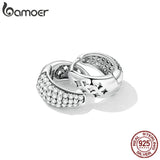 925 Silver Classic Ear Buckles for Women Wedding Earrings