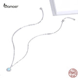 925 Silver Sun Pendant Opal Wedding Necklace GXN399