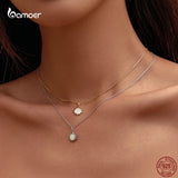 925 Silver Sun Pendant Opal Wedding Necklace GXN399