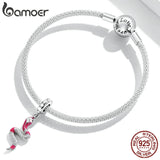925 Silver Snake Pendant for Snake Bracelet Plated Platinum Women Jewelry