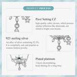925 Silver Devil's Eyes Clavicle Chain Women's Guardian Necklace