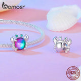 925 Silver Crab Seahorse Pendant Charms for DIY Jewelry