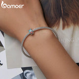 925 Silver Exotic Pendant Silicone Bead-separating Buckle Charms