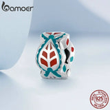 925 Silver Exotic Pendant Silicone Bead-separating Buckle Charms