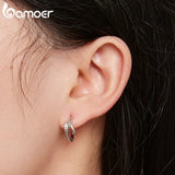 925 Silver Snake Ear Buckles with CZ, Women Party Gift Jewelry