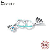 925 Silver Shell Starfish Drop Earrings Turquoise Summer Jewelry
