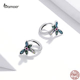 925 Silver Dragonfly Earrings for Women