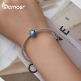 925 Sterling Silver Chinese Dragon Scale Bead Bracelet Bangle Charm