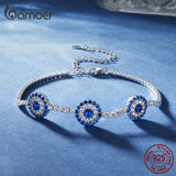 925 Sterling Silver Hand of Fatima Guard Bracelet for Women