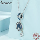 925 Silver Heart & Flower Charms Mini Pearl Pendant DIY Jewelry
