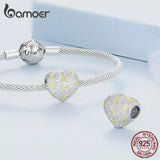 925 Silver Four-leaf Clover Charm Zircon Bracelet BSC743