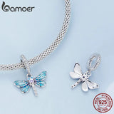 925 Silver Infinite-heart Zircon Charm Bead Pendant For Women