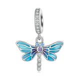 925 Silver Infinite-heart Zircon Charm Bead Pendant For Women