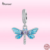 925 Silver Infinite-heart Zircon Charm Bead Pendant For Women