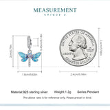 925 Silver Infinite-heart Zircon Charm Bead Pendant For Women