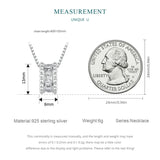 925 Silver Little Waist Necklace Women Mothers Gift