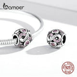 925 Silver Love Birthstone Charm for Bracelet Women Jewelry