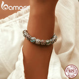 925 Silver Love Birthstone Charm for Bracelet Women Jewelry