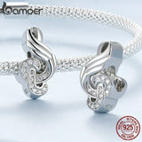 925 Silver Musical Note Pendant Charm for Women Bracelet & Necklace