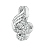925 Silver Musical Note Pendant Charm for Women Bracelet & Necklace
