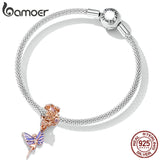 925 Sterling Silver CZ Wish Elf Pendant for Bracelet & Bangle DIY