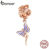 925 Sterling Silver CZ Wish Elf Pendant for Bracelet & Bangle DIY