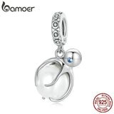 925 Sterling Silver Octopus Shell Pendent for Bracelet & Bangle DIY Making