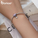 925 Silver Rainbow Lollipop Beads Charm Sweet Candy Pendant