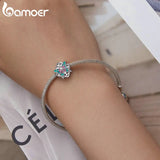925 Silver Enamel Butterfly Bead Charms for Bracelet Bangle