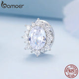 925 Silver Zircon Bead Charms for Bracelet BSC768