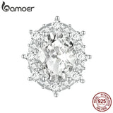 925 Silver Zircon Bead Charms for Bracelet BSC768