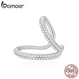 925 Silver Double Layer Ear Cuff CZ Ear Clip