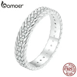 925 Silver Twisted Eternity Band CZ Ring