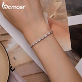 925 Silver Zircon Tennis Bracelet for Women BSB101