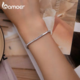925 Silver Zircon Tennis Bracelet for Women BSB099
